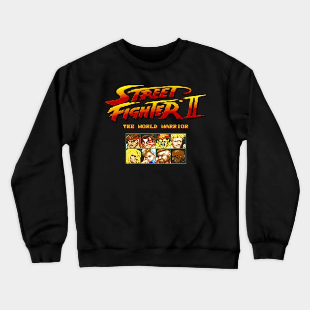 Street Fighter 2 Crewneck Sweatshirt by iloveamiga